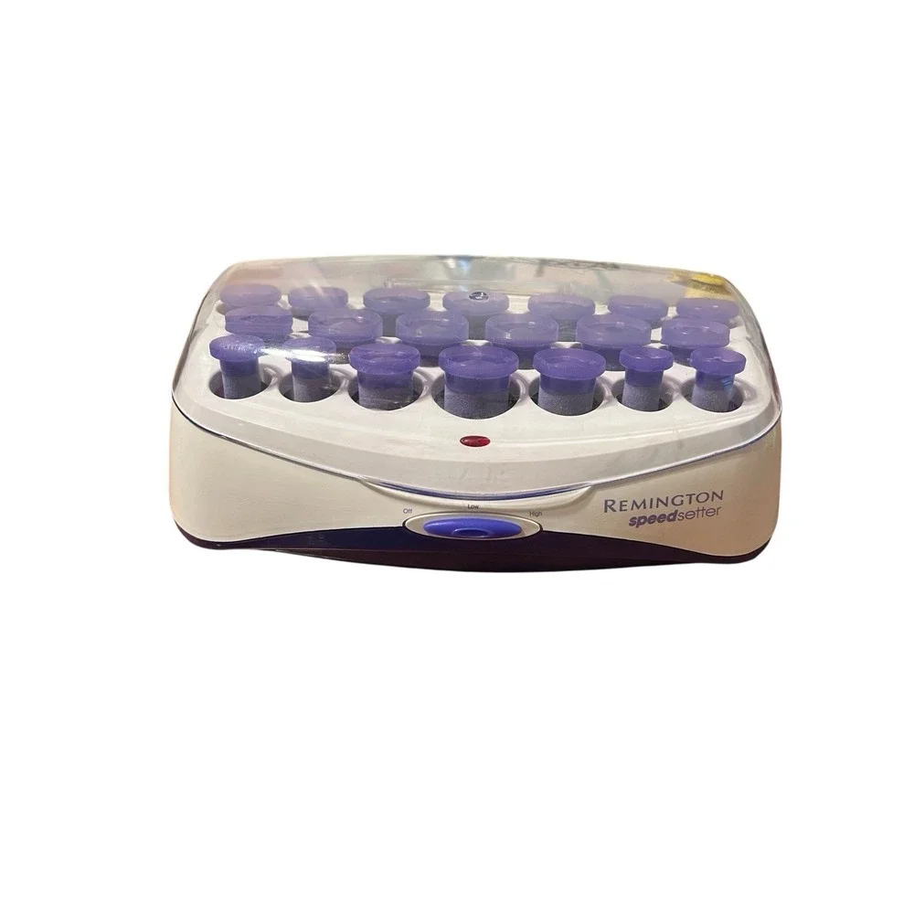 REMINGTON H2001 Speed Setter 20‎ Purple HOT ROLLERS CURLERS - No Clips Velvet - Picture 6 of 6